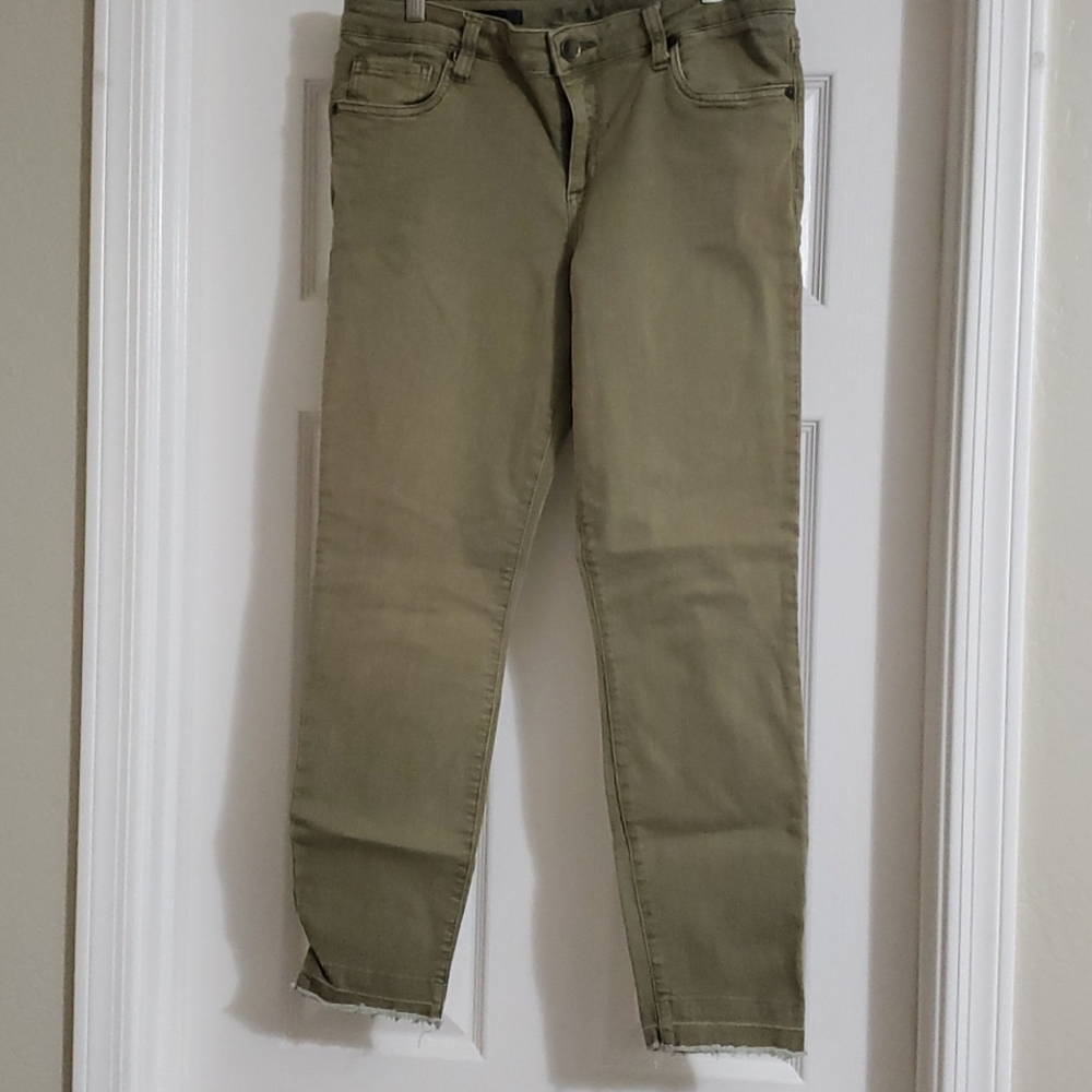 Kut from the kloth moss green jeans